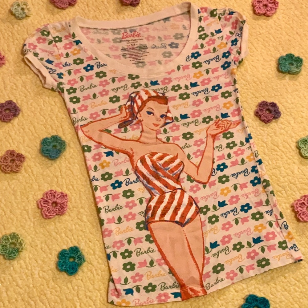 SOLD Vintage Barbie Swimsuit Shirt Nostalgic Collection - Picture 8 of 9